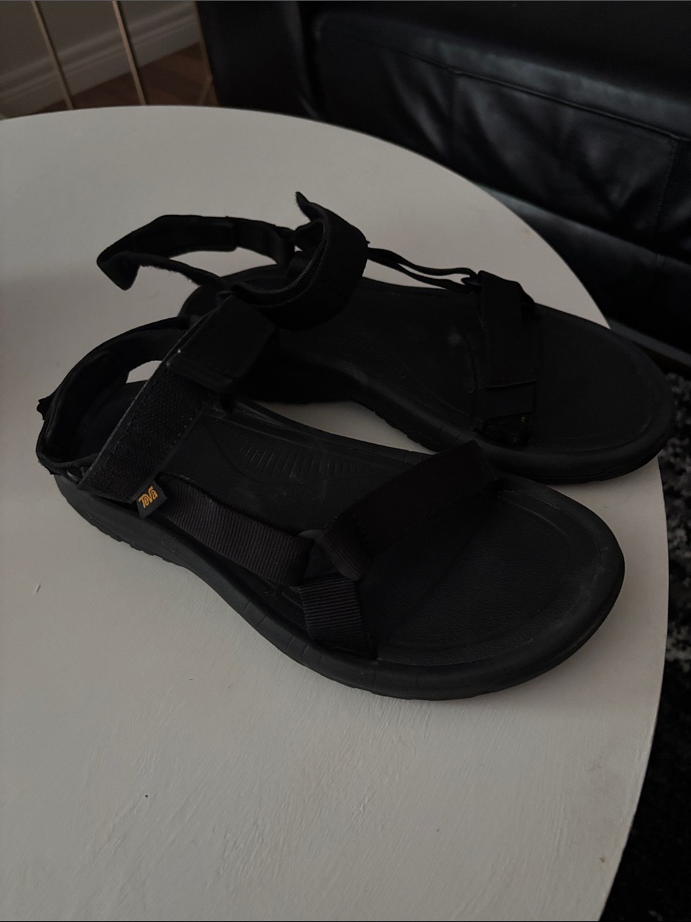 Teva Black Adjustable Strap Outdoor Sandals
